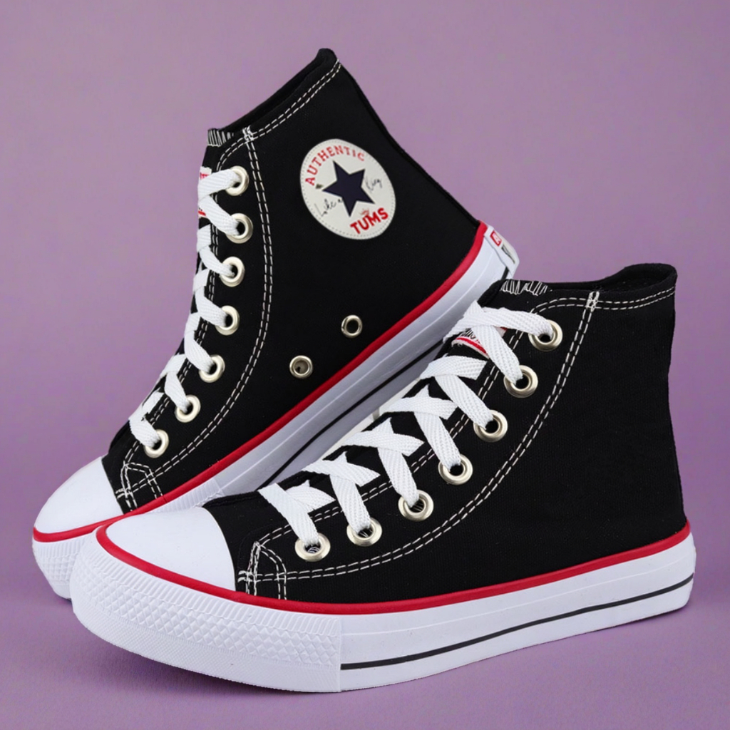 Tênis Feminino Botinha Star Casual Sapatenis Cano Longo em Oferta na Shopee