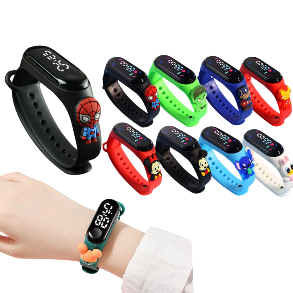 relógio infantil menino e menina digital para criança a prova de água feminino e masculino em Oferta na Shopee