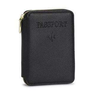 Porta Passaporte Documentos Carteira Viagem Cartão Premium Com Ziper em Oferta na Shopee