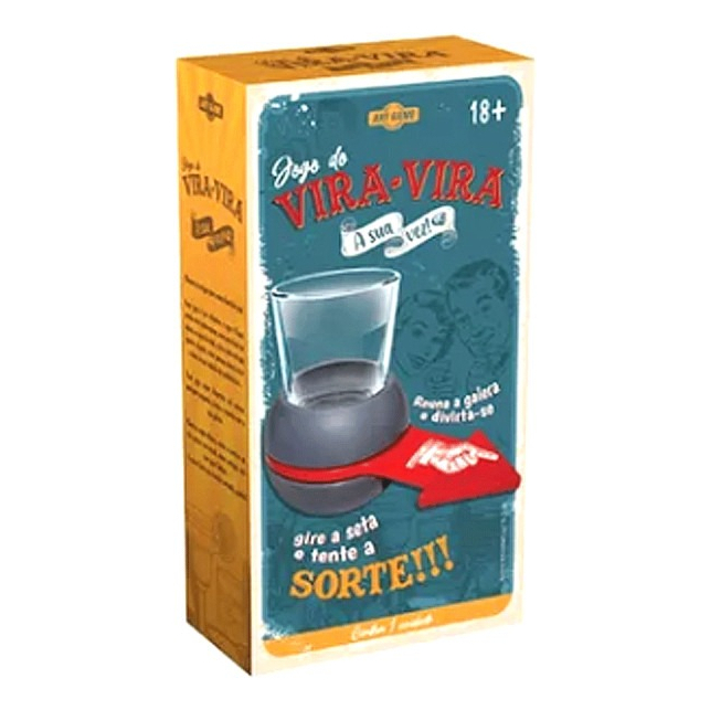 Jogo Roleta Drink Game Vira Vira Shots De Bebida Tequila