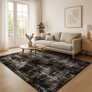 Tapete Jacquard 3,00 m x 2,00 m Antiderrapante Geométrico Sala Escritório Quarto