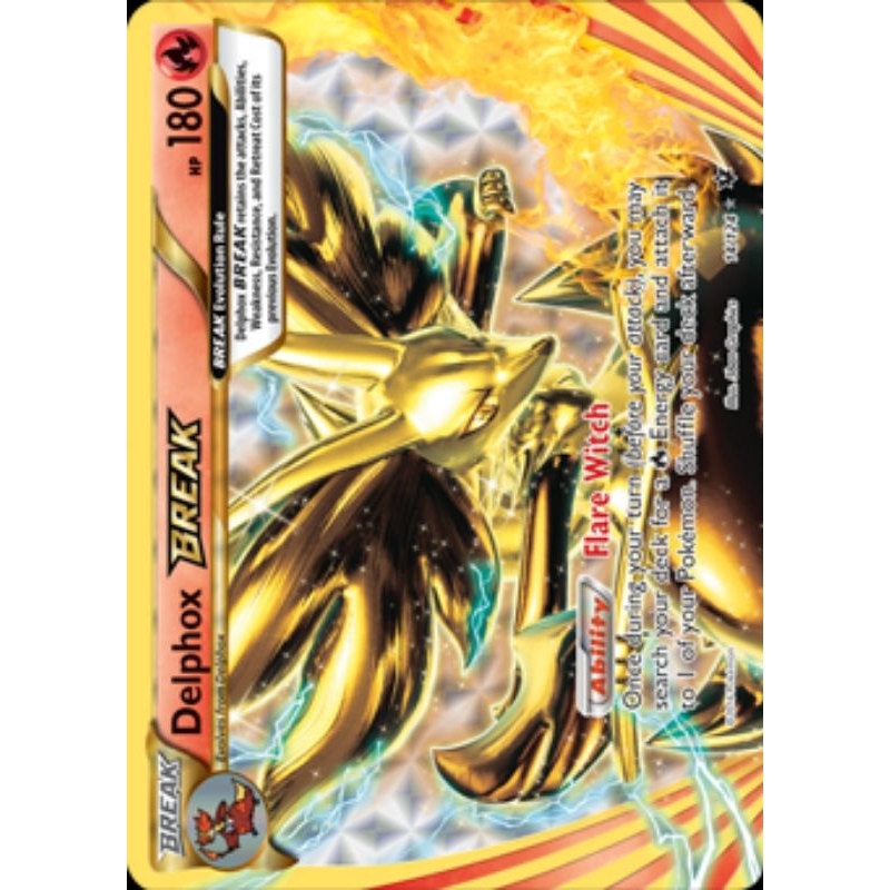 Carta Pokemon Delphox Turbo Original Copag