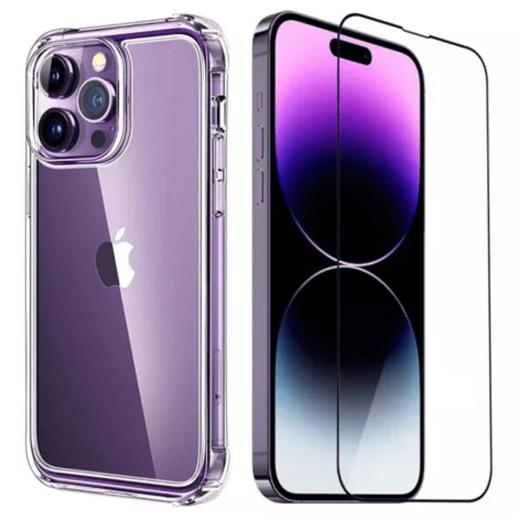 Capa Capinha Space + Kit 2 Pelicula para iPhone 11 12 13 14 15 16 Pro Max Plus Pelicula de Vidro em Oferta na Shopee
