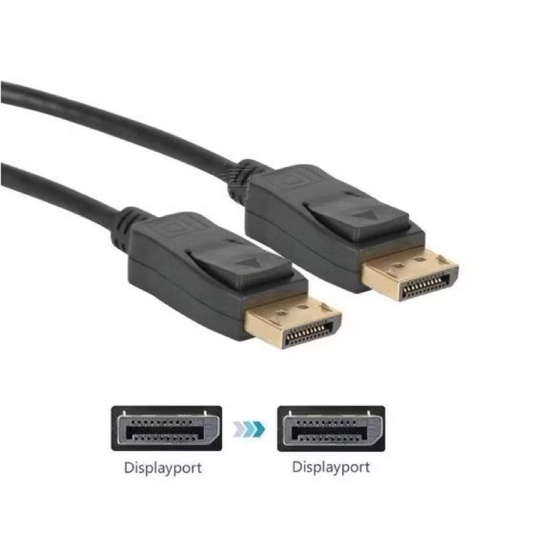 Cabo Displayport para Displayport  HD 144hz Banhado Blindado