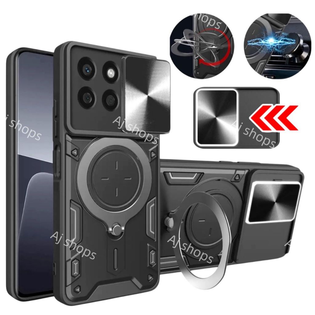 Capinha Para Motorola Moto G75 5G -- Capa Case Armadura Militar Suporte 360 Com Proteção de Câmera