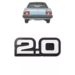 Emblema 2.0 do MONZA Prata OU Cromado
