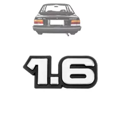 Emblema 1.6 do Chevette Prata ou Cromado