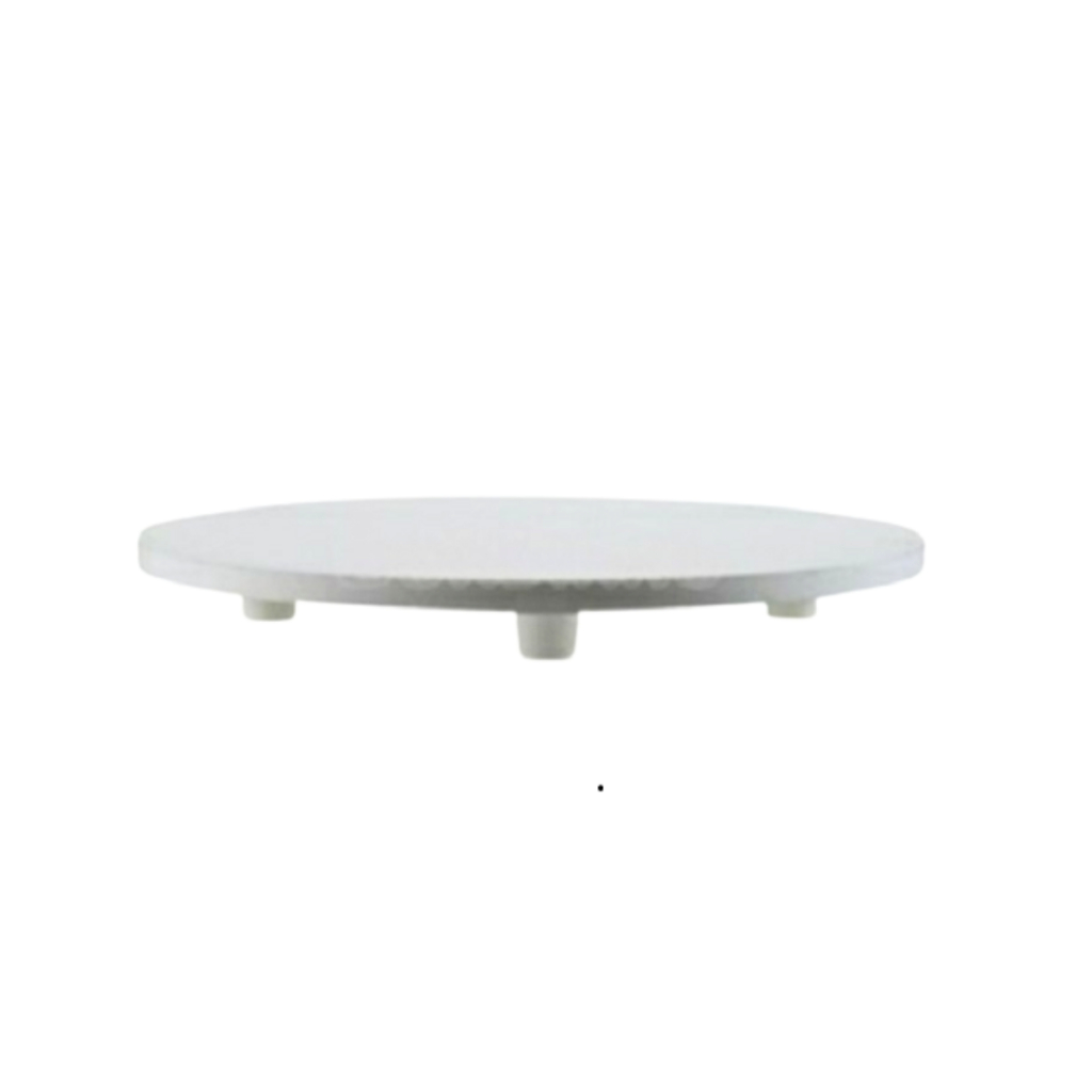 Tabuleiro para Bolos Redondo 35cm em Mdf 9mm Branco