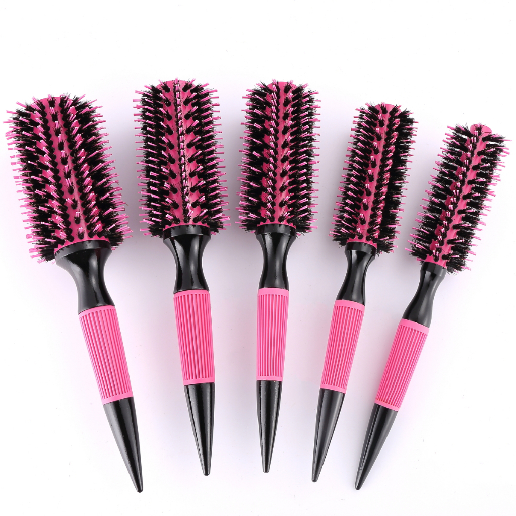 5 KITS Escovas de cabelo profissional Cerdas de Javali e Nylon ATACADO Total 25 pcs Escovas — imagem 2 de 2