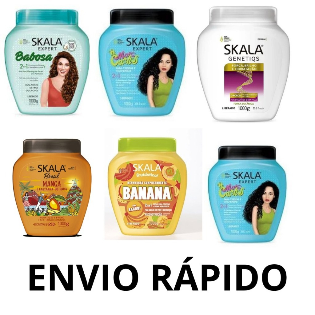 Creme de Tratamento Skala 1kg - Hidratação Intensa- mais um brinde em Oferta na Shopee
