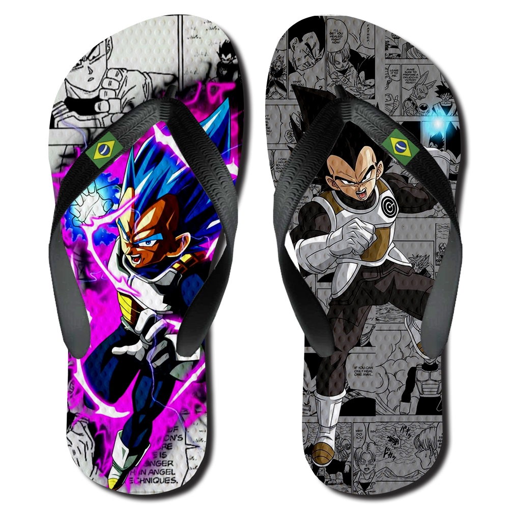 Chinelo Goku Dragon Ball Z - Potência Saiyajin nos Seus Pés