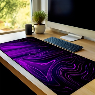 Mouse Pad Gamer Purple Antiderrapante Grande 70x35 80x35 90x40 90x50 cm Borda Costurada em Oferta na Shopee