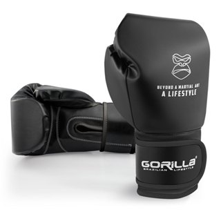Luva De Boxe 12Oz Black Classic Gorilla  Profissional  Luta Artes Marciais Qualidade Original em Oferta na Shopee