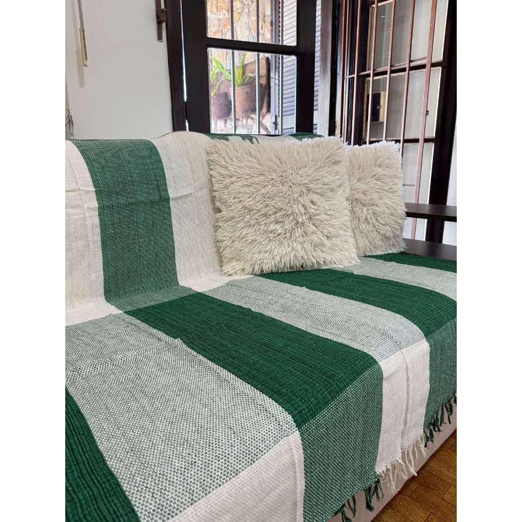 Manta Para Sofá 2.10x1.20 Protetora Sala Decorativa 100% Algodão Casa Nova em Oferta na Shopee