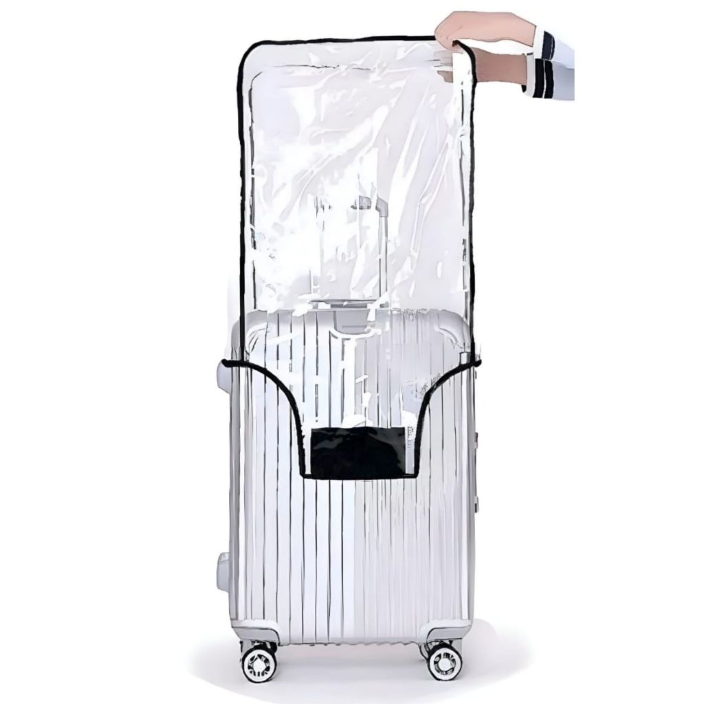 Capa Mala Plástico Proteção Transparente Resistente Impermeável PVC Tamanho P M G - 10 ATÉ 32 KG