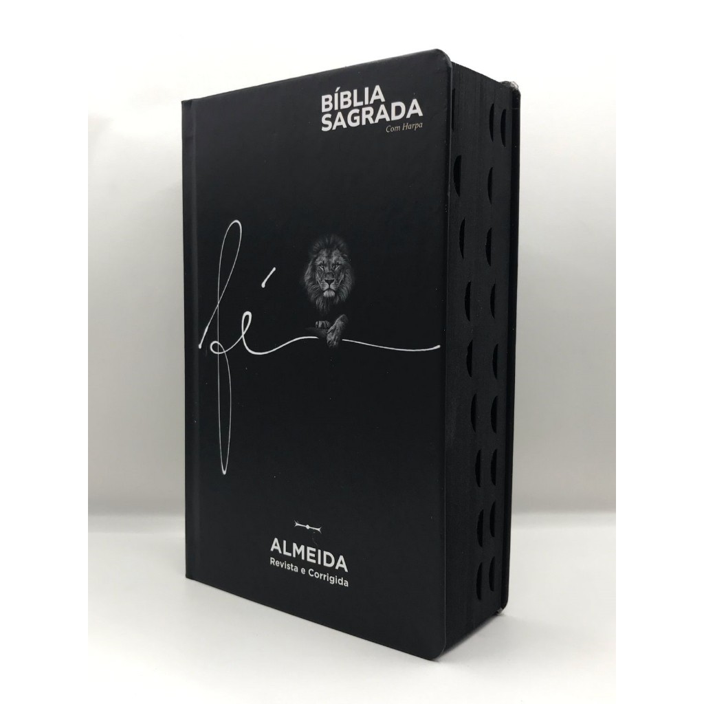 Bíblia Sagrada Tamanho Médio 12,5x19 cm Com Harpa palavras de Jesus em vermelho em Oferta na Shopee