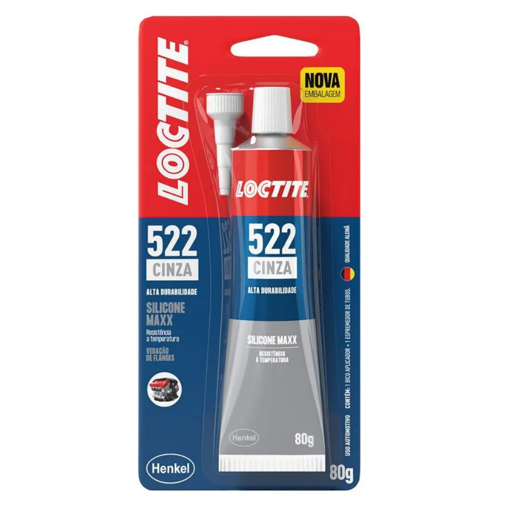 Silicone Alta Temperatura Loctite 522 Maxx Cinza em Oferta na Shopee