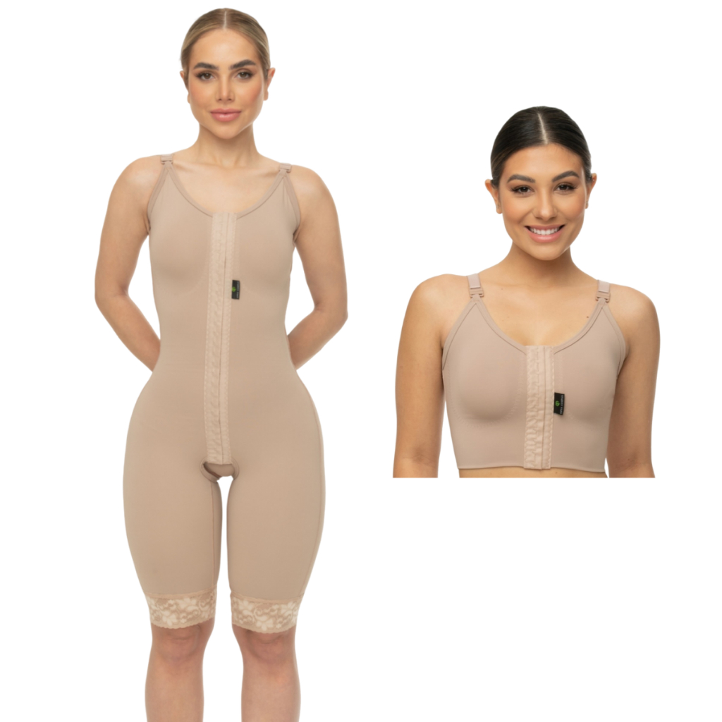 Kit Pós Cirúrgico Abdominoplastia Cinta E Sutiã Opta Corpus