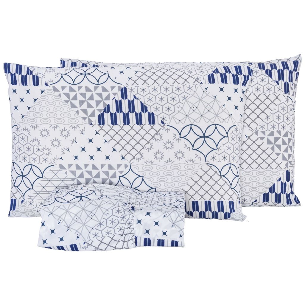 Jogo Lençol Casal King Size 3 Peças Cama Box Tecido 200 Fios Ideais Para Colchão 2,03mx 1,93m X 40cm em Oferta na Shopee