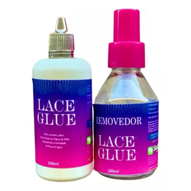 KIT LACE GLUE e removedor de cola 100 ml em Oferta na Shopee