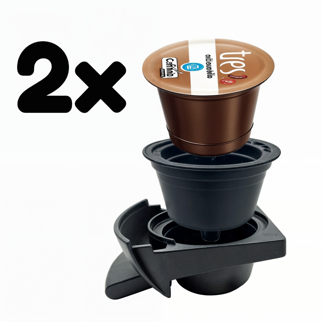 2x Adaptador - Capsulas Três Corações Para Maquina Dolce gusto em Oferta na Shopee