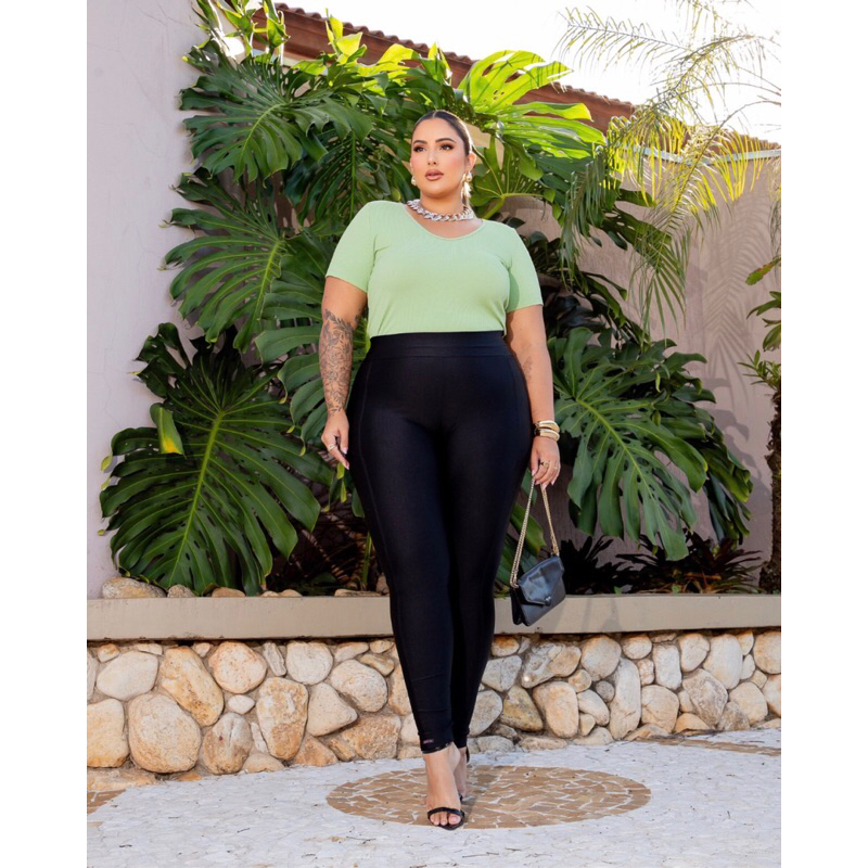 Calça legging Cirre Cintura Alta Plus Size K2b Original Tinele
