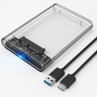 Case para HD transparente, Usb 3.0, transmissão 6gbps, Sata 2.5", Hhd ou Ssd, Ecase-300 em Oferta na Shopee