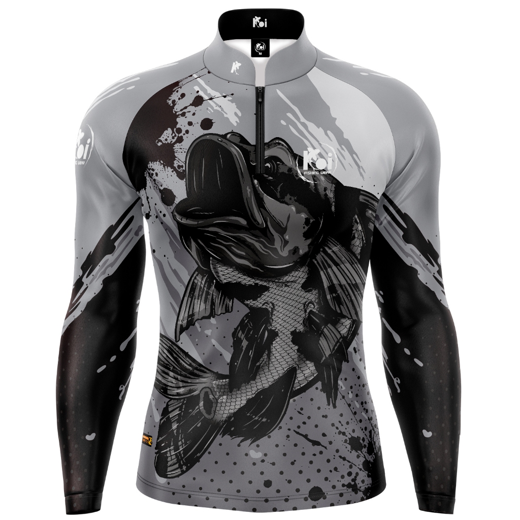 Camiseta Camisa Blusa Pesca Tucunare Sombra Com Zíper Proteção Uv50+ em Oferta na Shopee