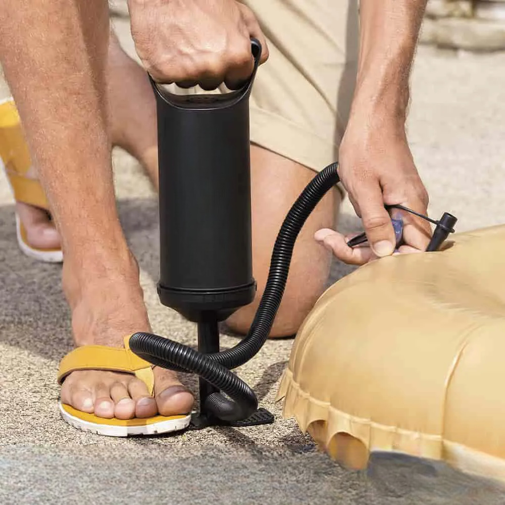 Bomba De Ar Encher Pneu Bicicleta Moto Bola Balão Piscina Forte Compacta Prática Leve Reforçada