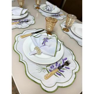 Jogo Americano Bordado 4 Peças 2 Lugares Souplat Mesa Posta Supla em Oferta na Shopee