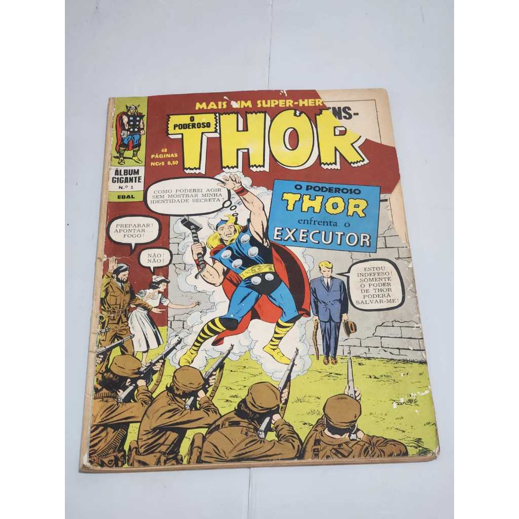 HQS GIBIS O PODEROSO THOR (ALBUM GIGANTE) 4a SÉRIE DA EBAL ANOS 60 - DIVERSOS A ESCOLHER - VALOR DA UNIDADE