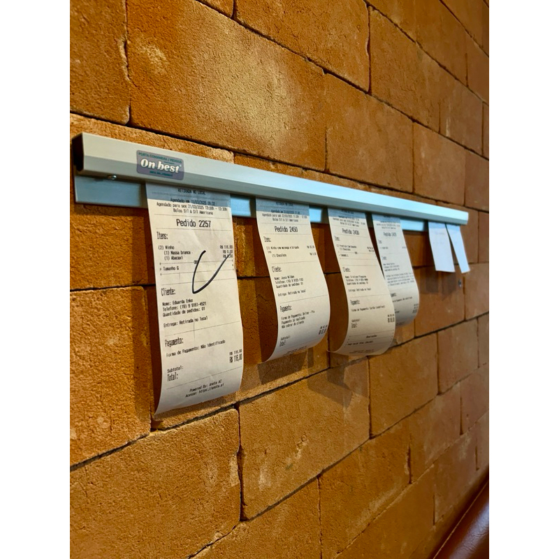 Porta Comandas 70cm para Restaurantes, escritórios em Oferta na Shopee