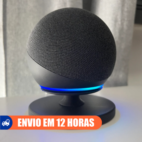 (ENVIO RÁPIDO) Suporte para Alexa Apple HomePod Mini Minimalista Preto Branco Feito em Impressão 3D