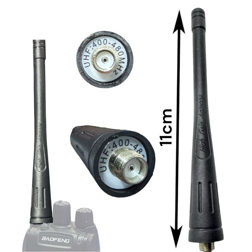Antena Rádio Baofeng Bf 777s Bf 888s Original Uhf 400 480mhz