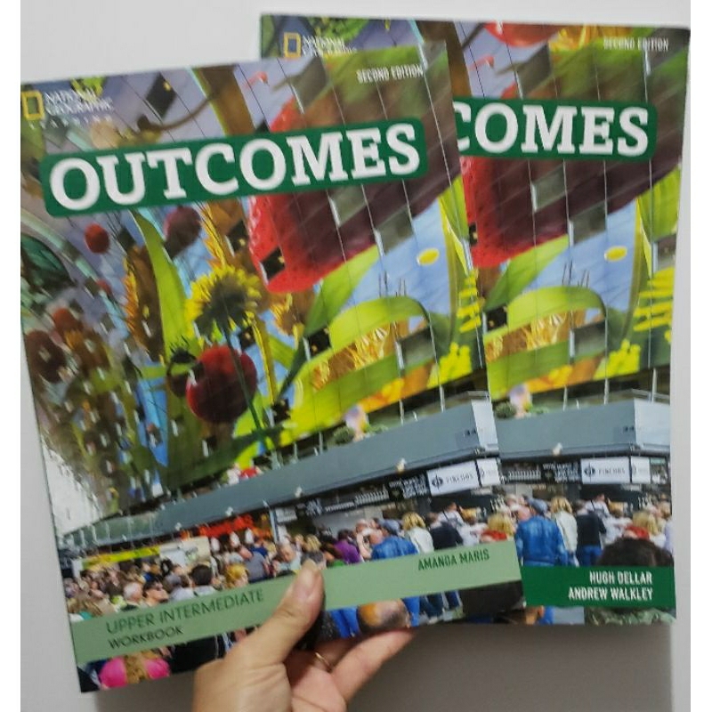 Livros Outcomes Upper Intermediate Student Book e Workbook (Acompanha CD).