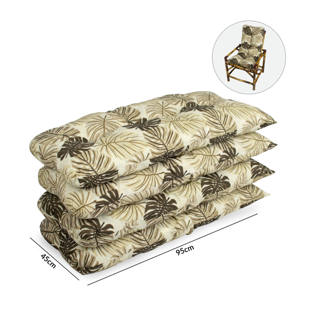 Kit 04 Almofadas 95x45 StorySeller para Poltrona e Balanço Lisas e Estampadas Direto da Fábrica