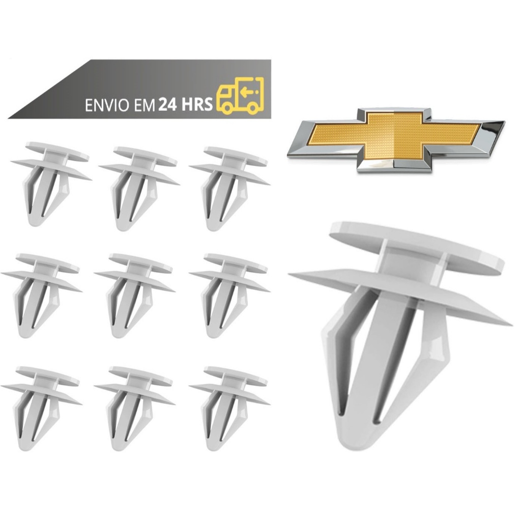 Kit Grampo Presilha Forro da Porta Chevrolet GM Celta Corsa Astra Montana Vectra Agile em Oferta na Shopee