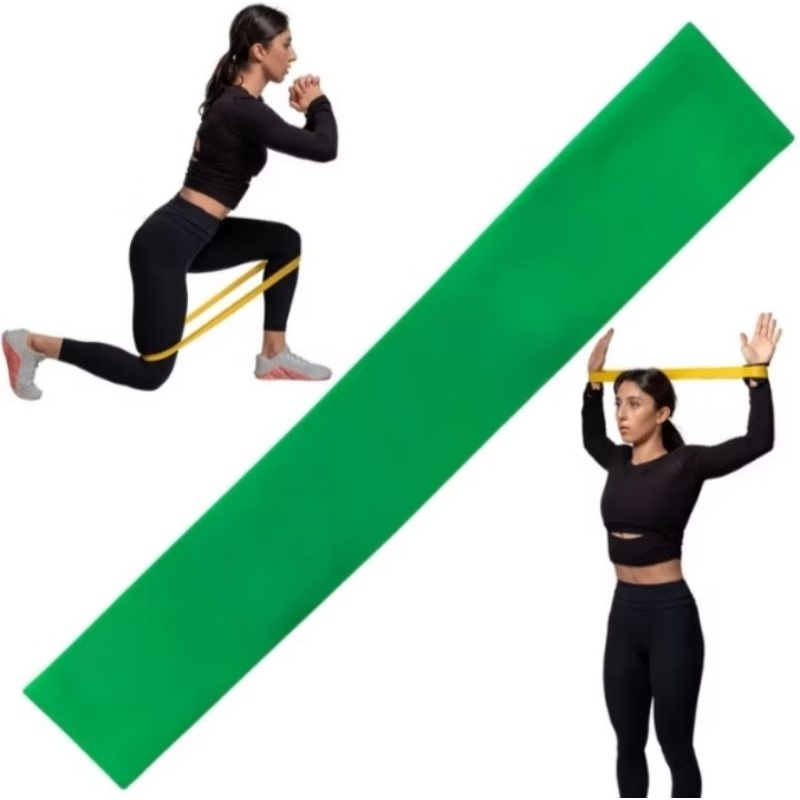 Faixa Elastica Mini Band Yoga Academia Tensão Super Leve