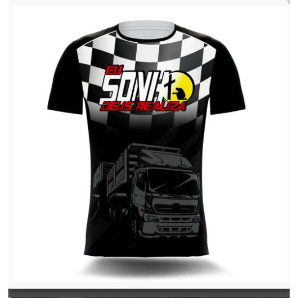 Camisa Personalizada Grupo Gmi Caminhão Grupo Caminhoneiros Toda Realidade Um dia foi Sonhada