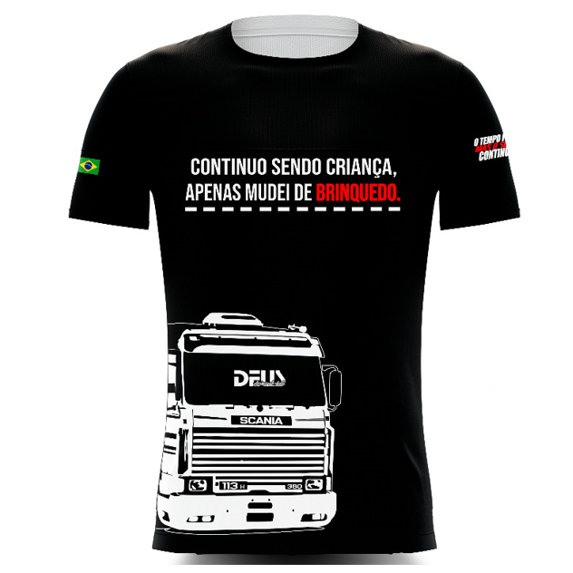Camisa Personalizada Grupo Gmi Caminhão Grupo Caminhoneiros Continuio Sendo criança
