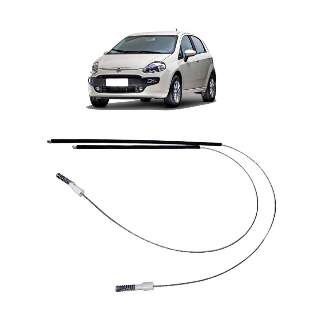 KIT REPARO DA MAQUINA DE VIDRO MANUAL PUNTO/LINEA PORTAS TRASEIRAS 2008 Á 2017   0218 em Oferta na Shopee