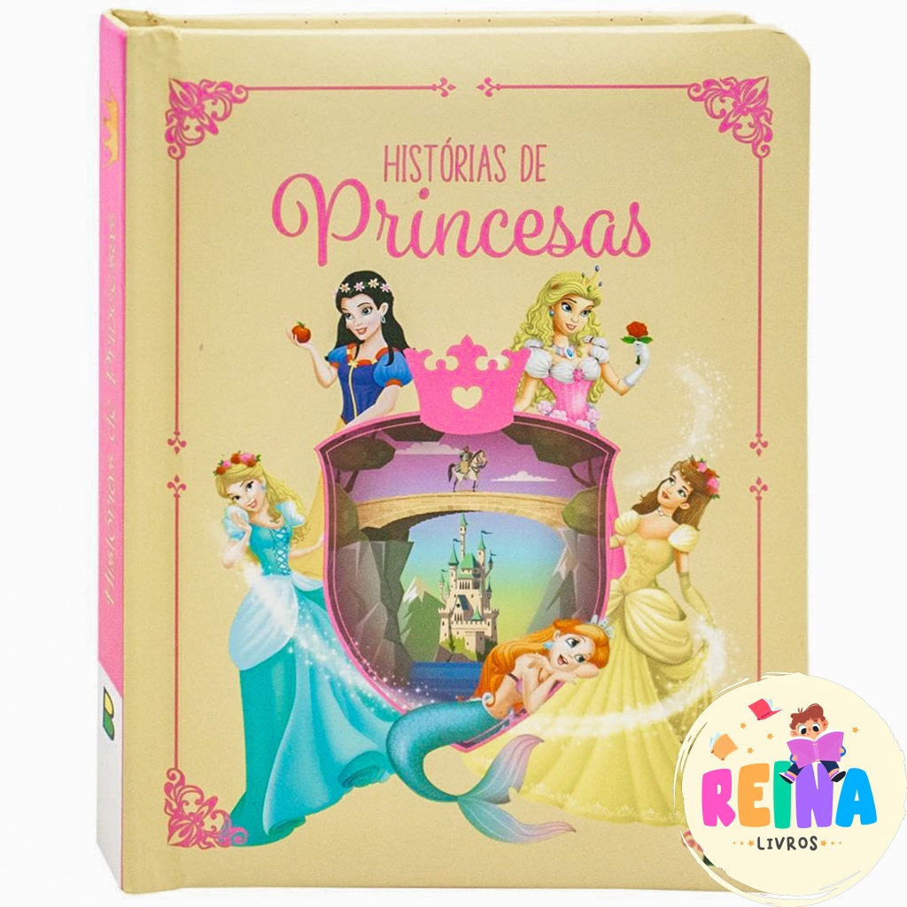 Meu Livro Fofinho: Animais da Fazendan Floresta, Pricesas, Pequeno Principe - Livro Infantil Cartonado Resistente