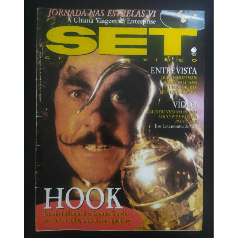Revista Set: Cinema & Vídeo - Edição n° 56 - Hook - A Volta do Capitão Gancho (1991)