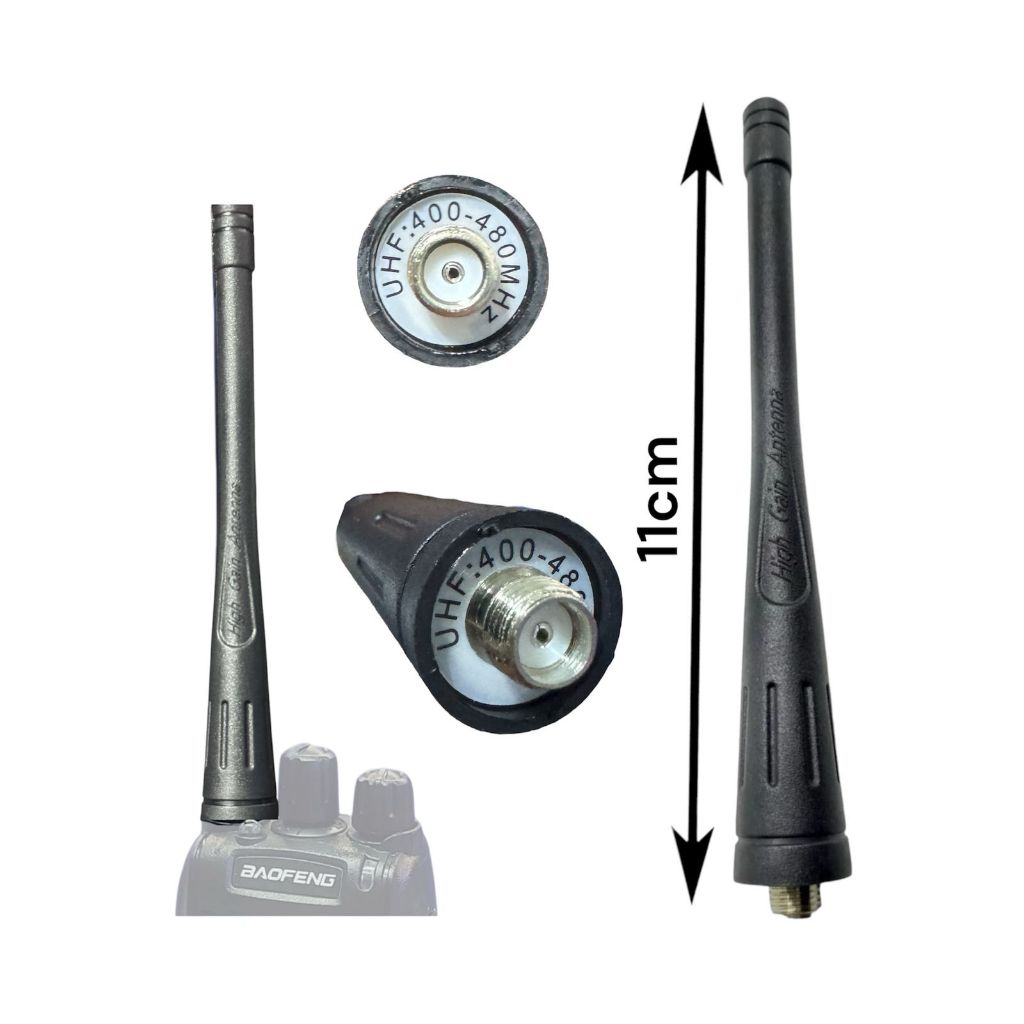 Antena Rádio Baofeng Bf 777s Bf 888s Original Uhf 400 480mhz