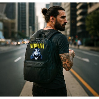 Mochila Varias Bandas Rock Unisex Para Escola Academia Viagem Promoção Envio Imediato em Oferta na Shopee