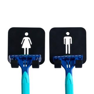 Suportes Masculino e Feminino Organizador De Laminas Gillette Gancho Para Banheiro em Oferta na Shopee