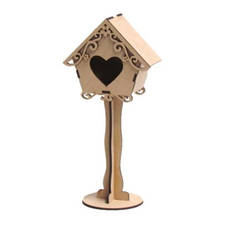 Casa De Passaro Coração Com E Sem Pés (P M G) em Oferta na Shopee