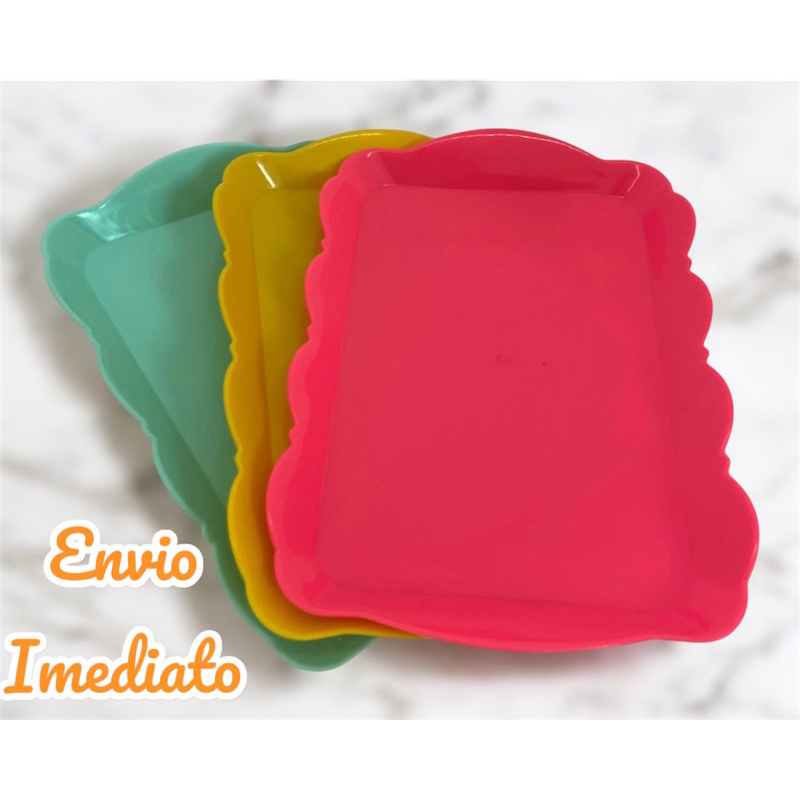 Kit 4 Mini Bandeja para festa 20x14cm em Oferta na Shopee