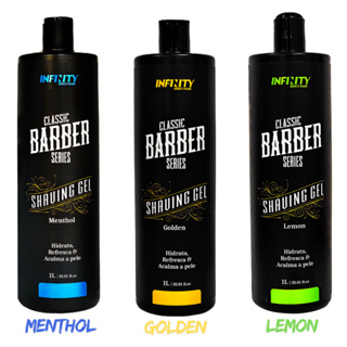 Shaving Gel Menta - Limão - Golden Infinity 1kg | Barbear Profissional Suave e Sem Irritação | Envio Imediato em Oferta na Shopee
