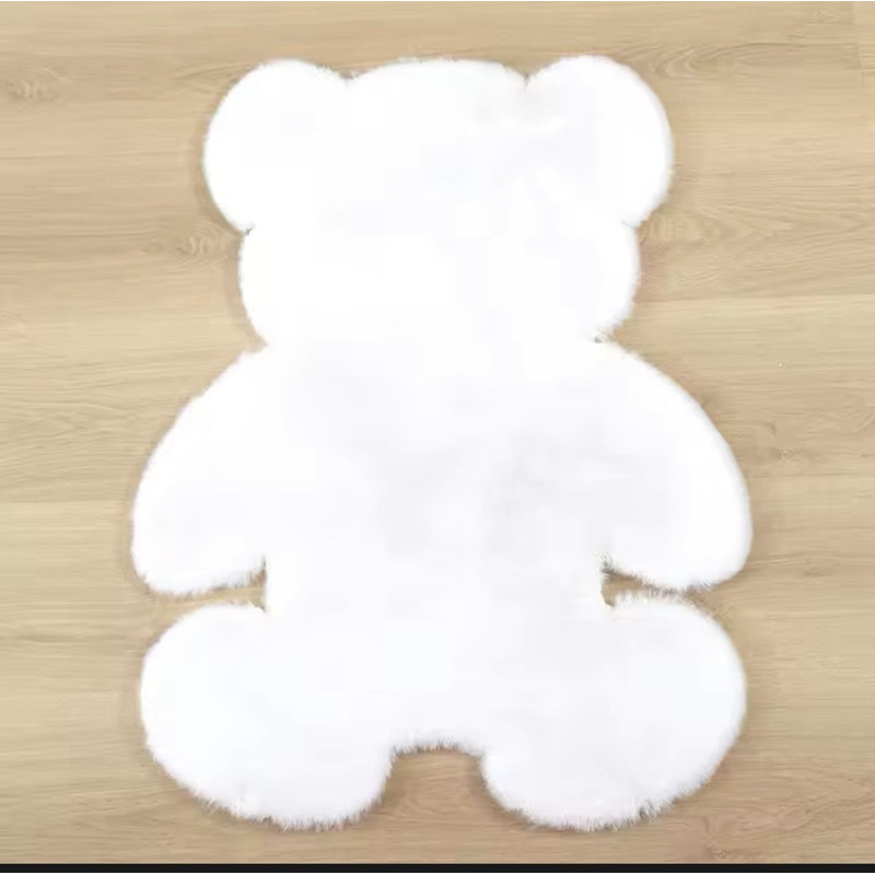 LIQUIDACAO tapete  urso pelúcia tamanho 80x60cm